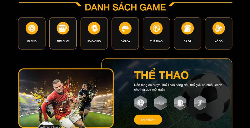 Giao diện 9Vnd, trang web game trực tuyến hàng đầu Việt Nam - 9Vnd
