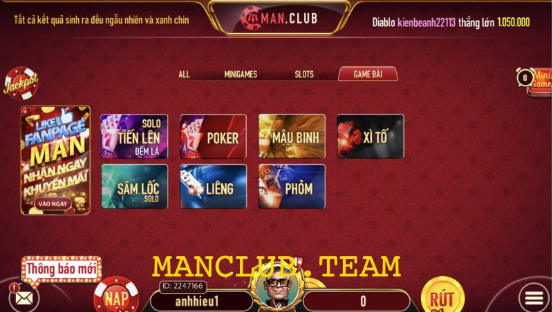Trò chơi bài trên nền tảng game W388 - W388