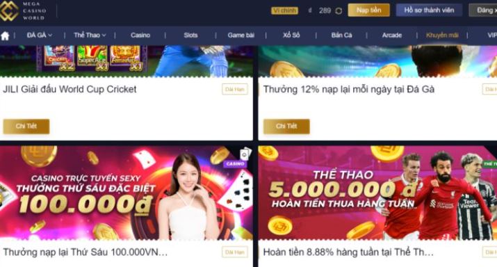 Nền tảng Sc88 cung cấp các trò chơi slot trực tuyến và trò chơi thể thao, tất cả trong cùng một nơi - Sc88